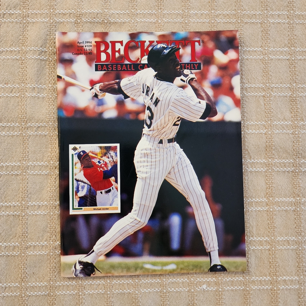 Michael Jordan Vintage Beckett's Baseball issue #109